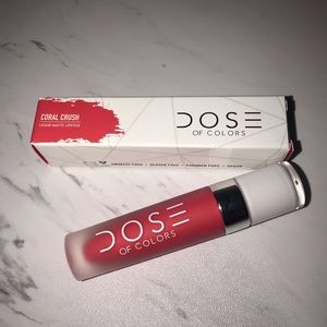 DOSE OF COLORS Liquid Matte Lipstick - Coral Crush